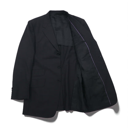 Paul Smith 90年代 3B スーツ セットアップ XL ブラック チェック ウール 日本製