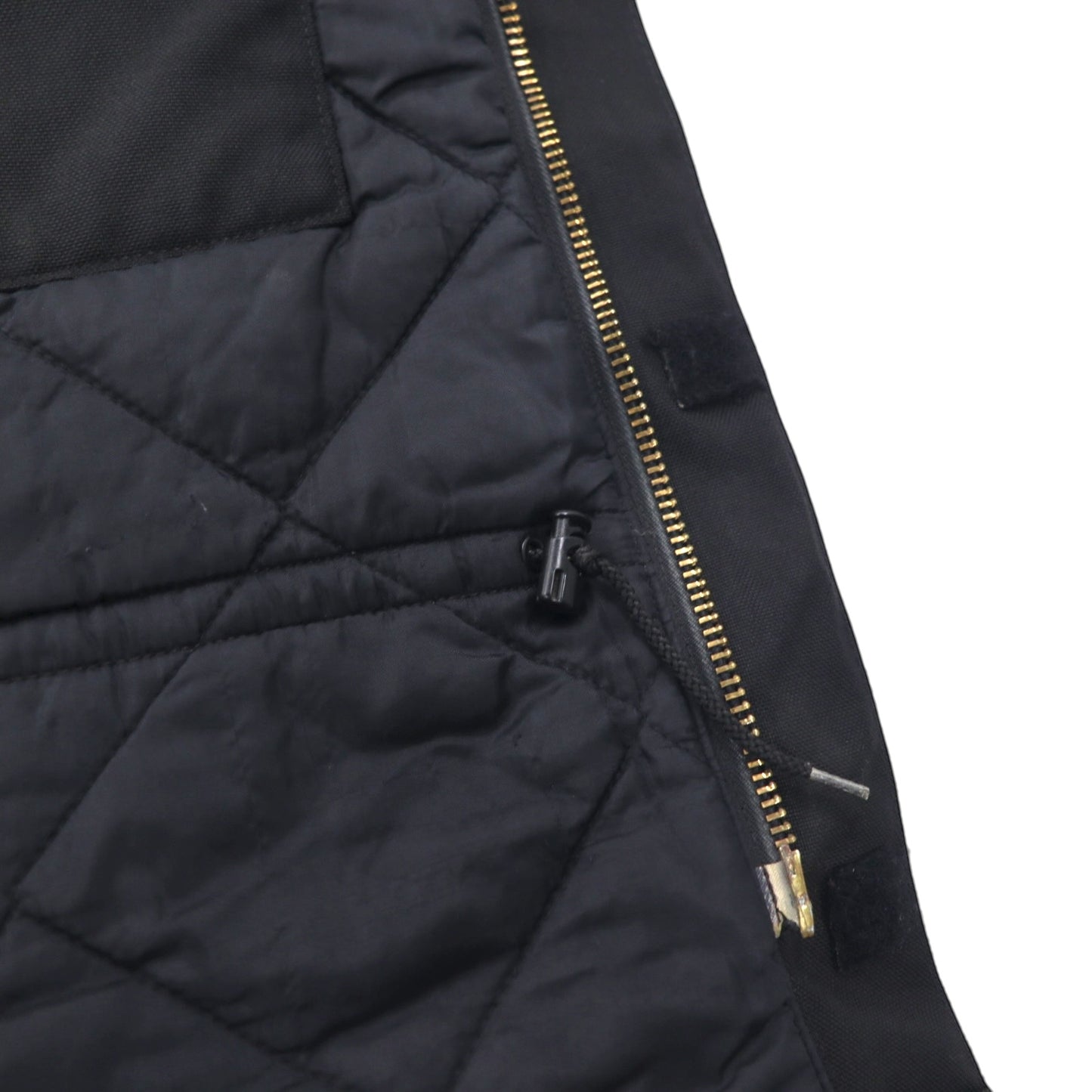 Carhartt Extreme Coat, CORDURA nylon coverall, XL, black, padded, double-zip, corduroy collar, C55