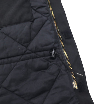 Carhartt Extreme Coat, CORDURA nylon coverall, XL, black, padded, double-zip, corduroy collar, C55