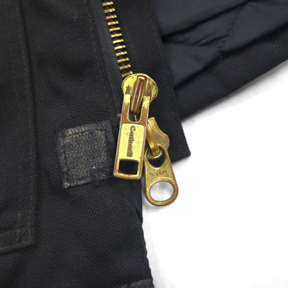 Carhartt Extreme Coat, CORDURA nylon coverall, XL, black, padded, double-zip, corduroy collar, C55