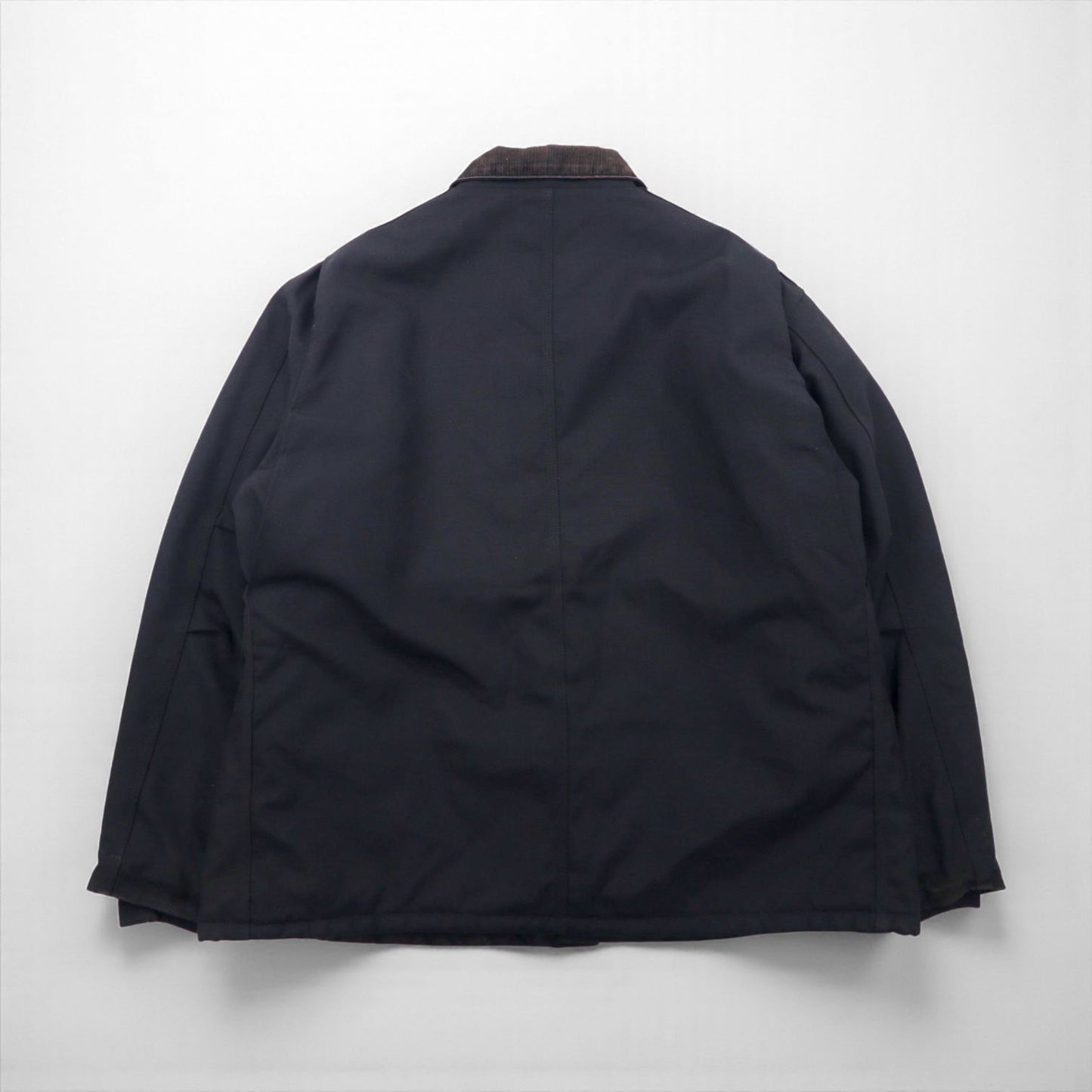 Carhartt Extreme Coat, CORDURA nylon coverall, XL, black, padded, double-zip, corduroy collar, C55