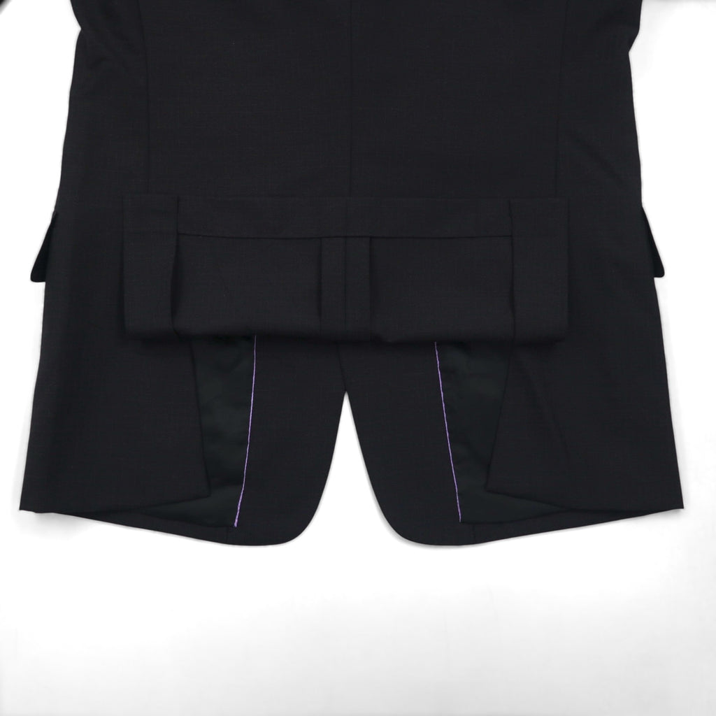 Paul Smith 90s 3B Suit Set, XL, Black Check Wool, Made in Japan