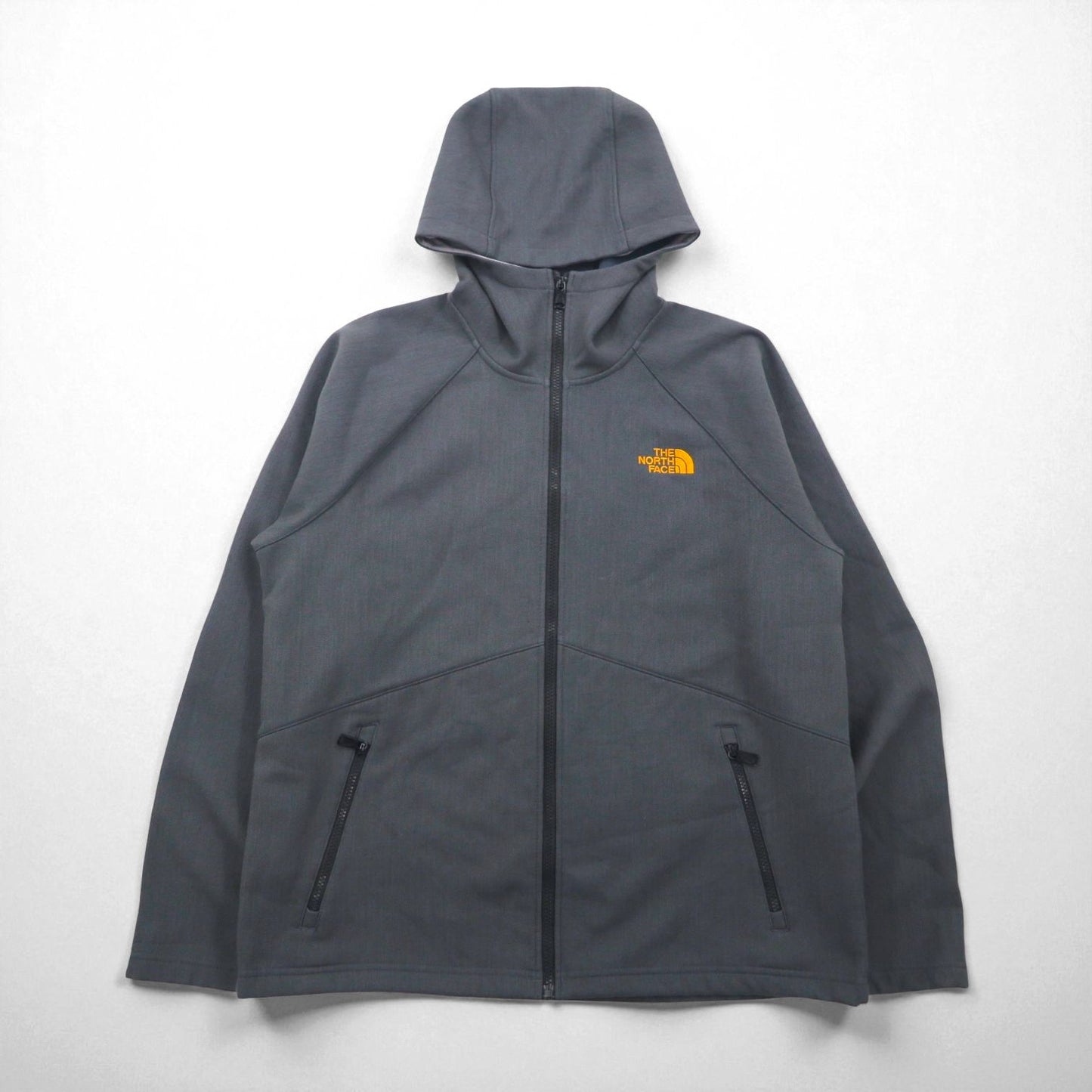 THE NORTH FACE Softshell Zip Hoodie, Size L, Fleece Lining, NF0A37JT