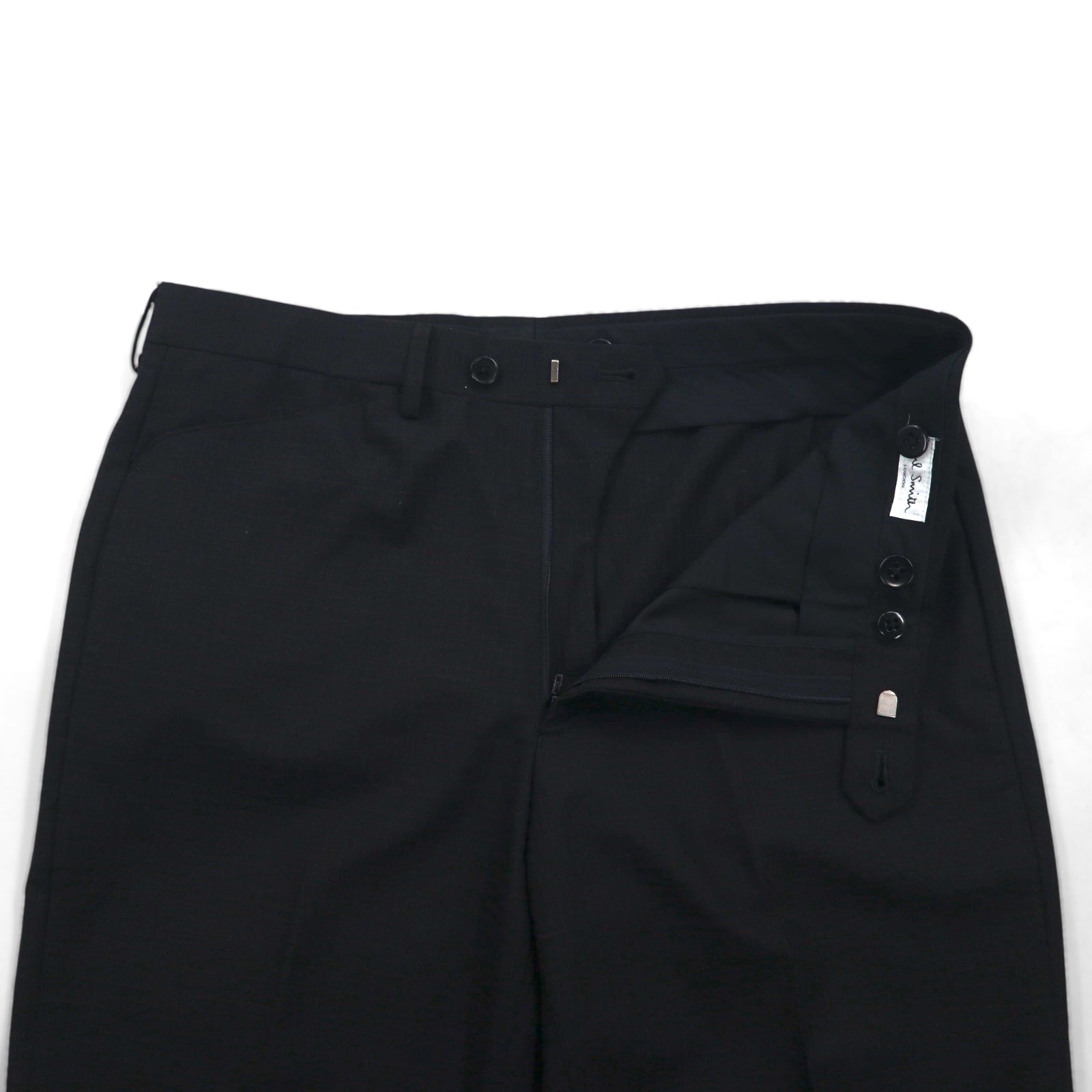 Paul Smith 90s 3B Suit Set, XL, Black Check Wool, Made in Japan