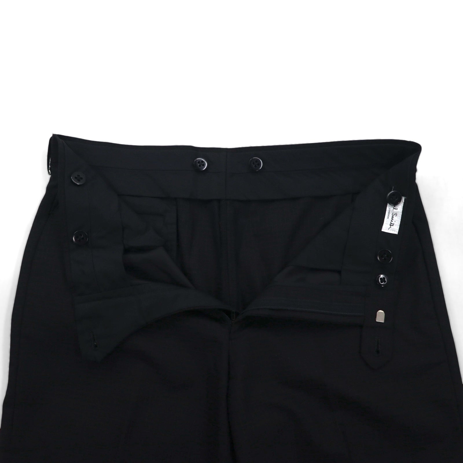 Paul Smith 90s 3B Suit Set, XL, Black Check Wool, Made in Japan