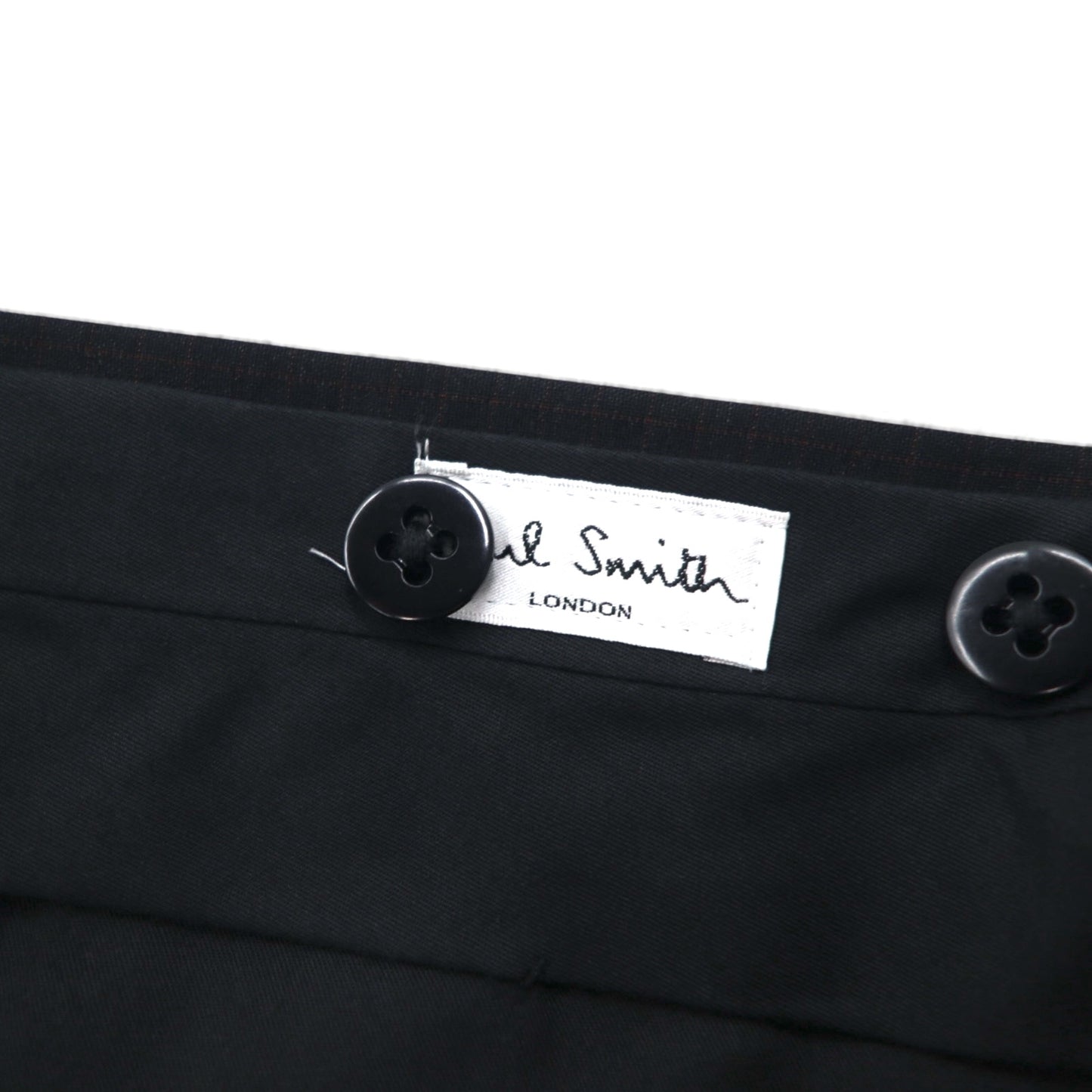 Paul Smith 90年代 3B スーツ セットアップ XL ブラック チェック ウール 日本製