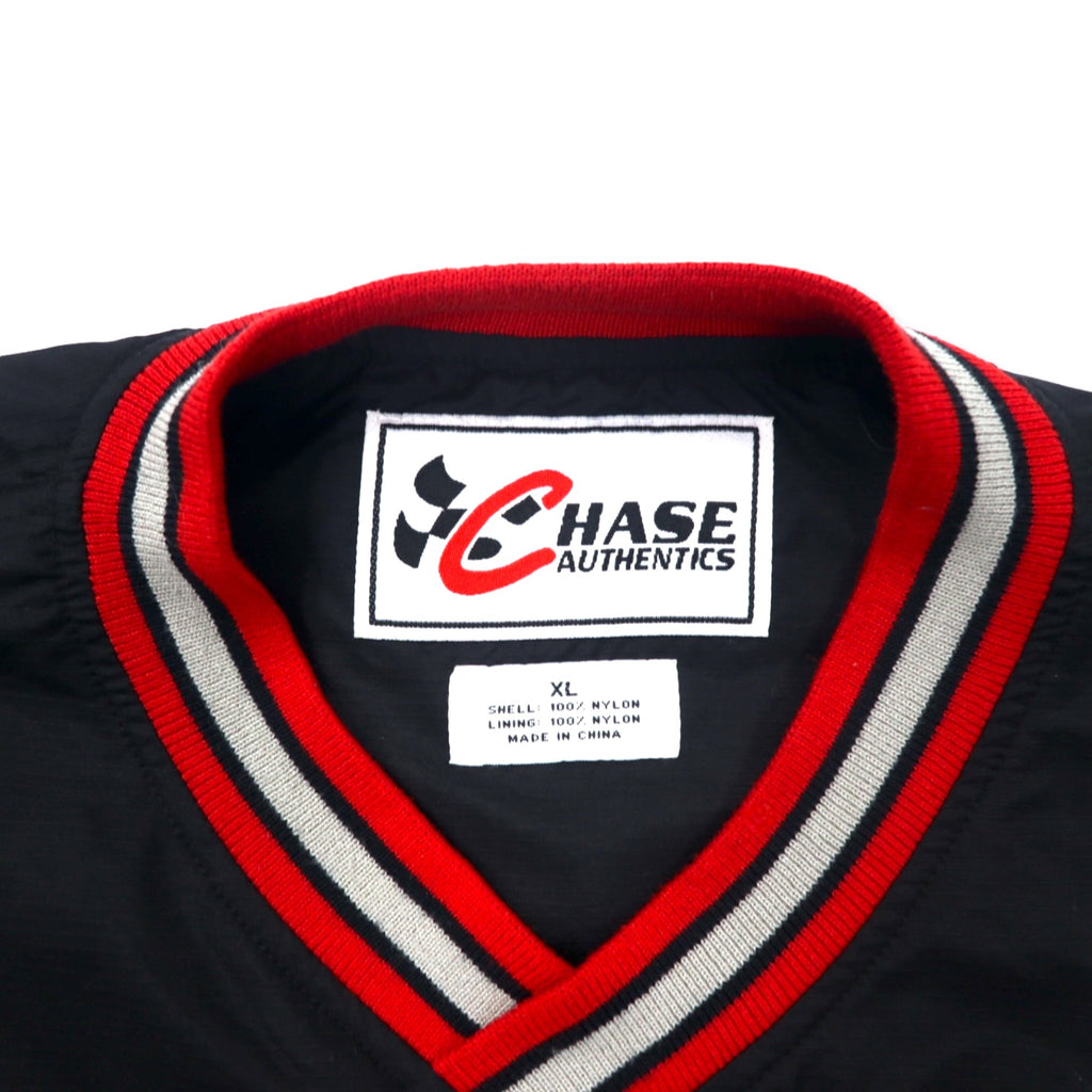 CHASE AUTHENTICS Libline Piste Racing Jacket XL Black Nylon Earnhardt Racing Big Size