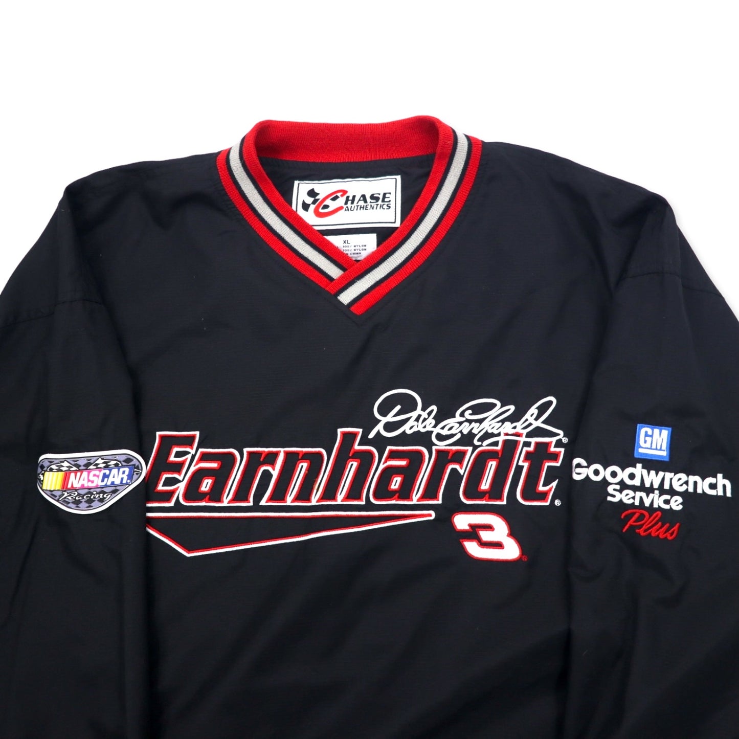 CHASE AUTHENTICS リブライン ピステ レーシングジャケット XL ブラック ナイロン Earnhardt レーシング ビッグサイズ