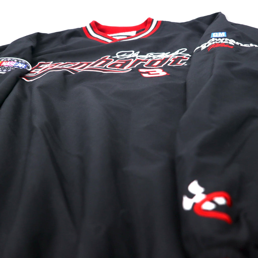 CHASE AUTHENTICS Libline Piste Racing Jacket XL Black Nylon Earnhardt Racing Big Size