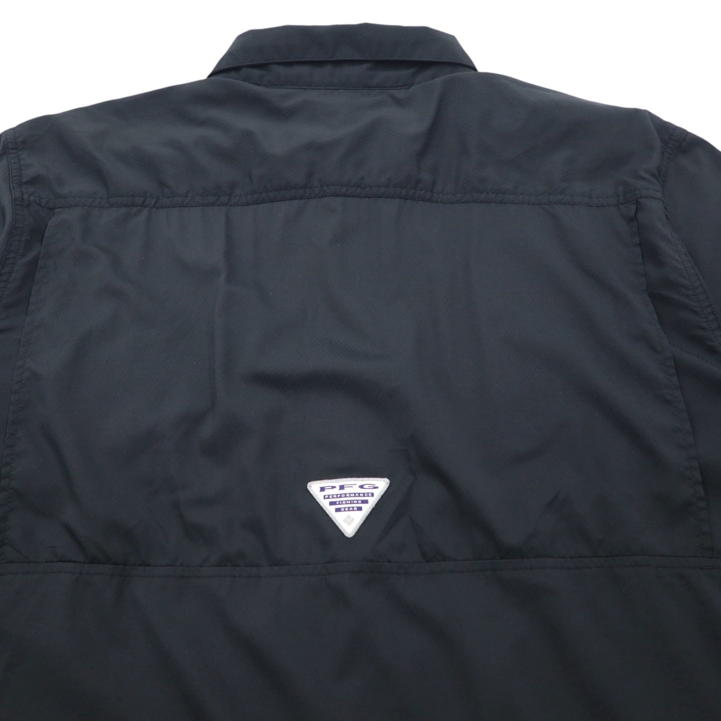 Columbia PFG オムニシェード OMNI-SHADE スラックタイドキャンプ フィッシングシャツ XL ブラック FM7042