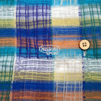 MISSONI SPORT 90年代 ボタンダウンシャツ L グリーン イエロー チェック コットン ビッグサイズ