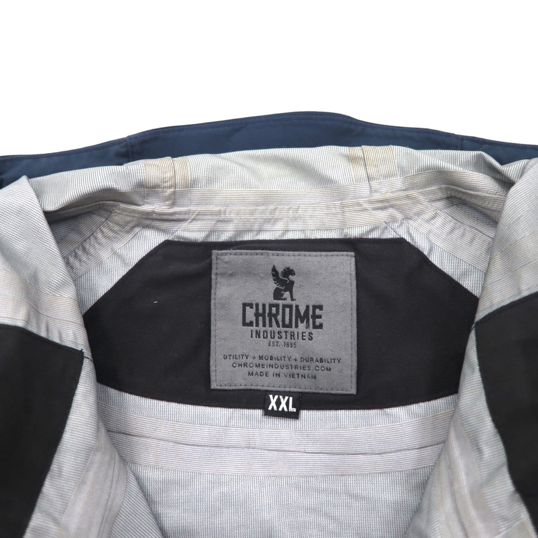 CHROME マウンテンパーカー シェルジャケット 2XL ネイビー 完全防水 STORM COBRA 2.0