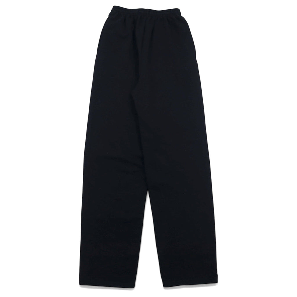 Champion Easy Sweatpants L Black Cotton Fleece Lining College Print PURCHASE COLLEGE Made in El Salvador