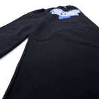 Champion Easy Sweatpants L Black Cotton Fleece Lining College Print PURCHASE COLLEGE Made in El Salvador