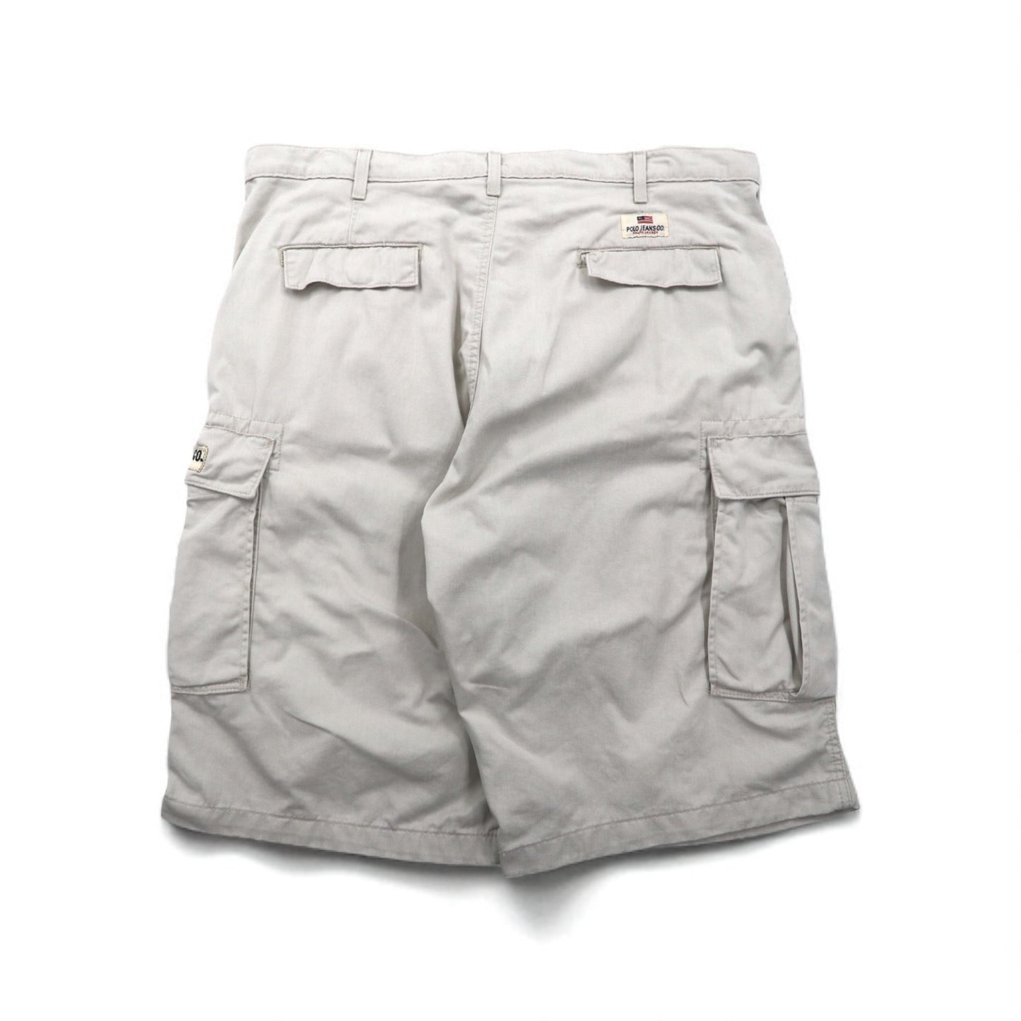 POLO JEANS CO. RALPH LAUREN 90年代 バギー ショート カーゴパンツ FREIGHTER SHORT ハーフパンツ XL ベージュ コットン