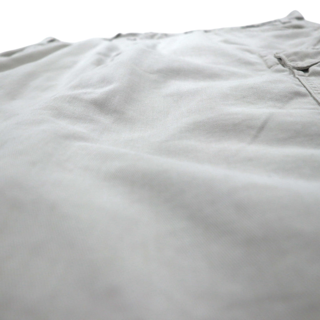 POLO JEANS CO. RALPH LAUREN 90s Baggy Short Cargo Pants, Freighter Short, Size XL, Beige, Cotton