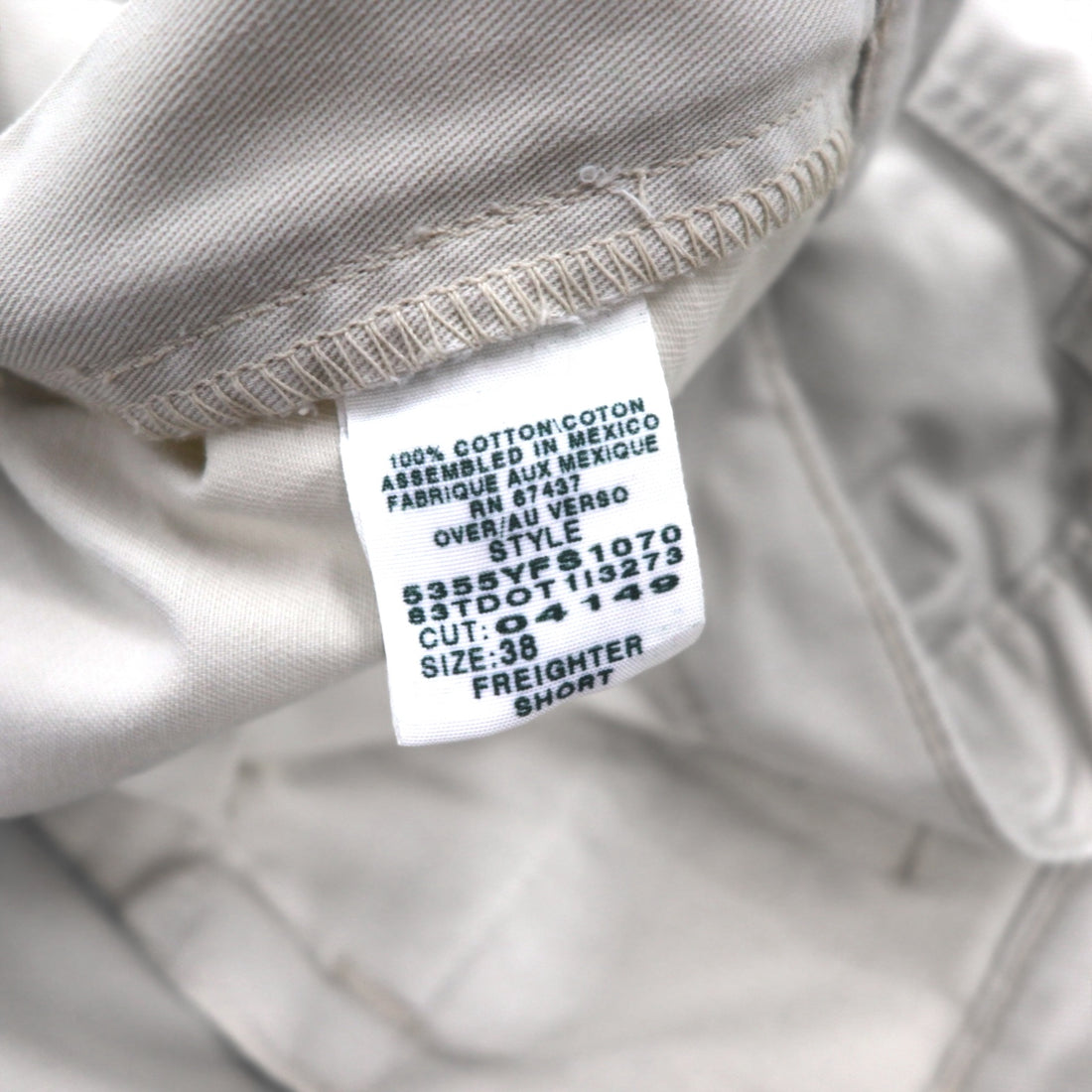 POLO JEANS CO. RALPH LAUREN 90年代 バギー ショート カーゴパンツ FREIGHTER SHORT ハーフパンツ XL ベージュ コットン