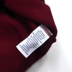 POLO RALPH LAUREN Half-Zip Sweatshirt, XL, Bordeaux, Cotton, Small Pony Embroidery