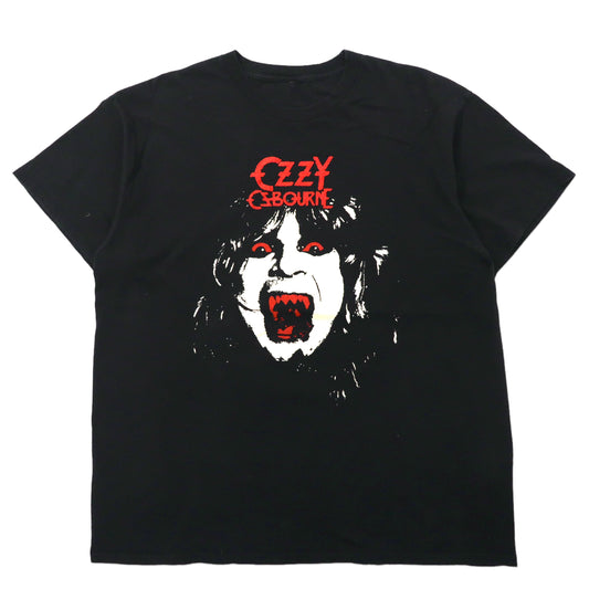 日本然リトテ-古着オンライン-OZZY OSBOURNE オジーオズボーン バンドTシャツ XL ブラック コットン-