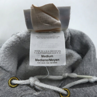 Reebok 90年代 USA製 ベクターロゴ プルオーバー パーカー M グレー コットン