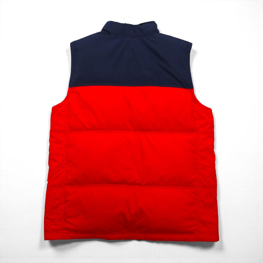 THE NORTH FACE 550 Fill Power Down Vest, Size L, Red, Two-Tone, US Standard