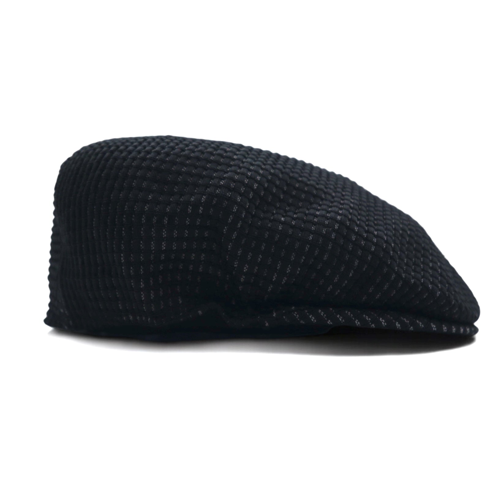 KANGOL blue waffle hunting cap S black T/TONE WAFFLE CAP 0483BC