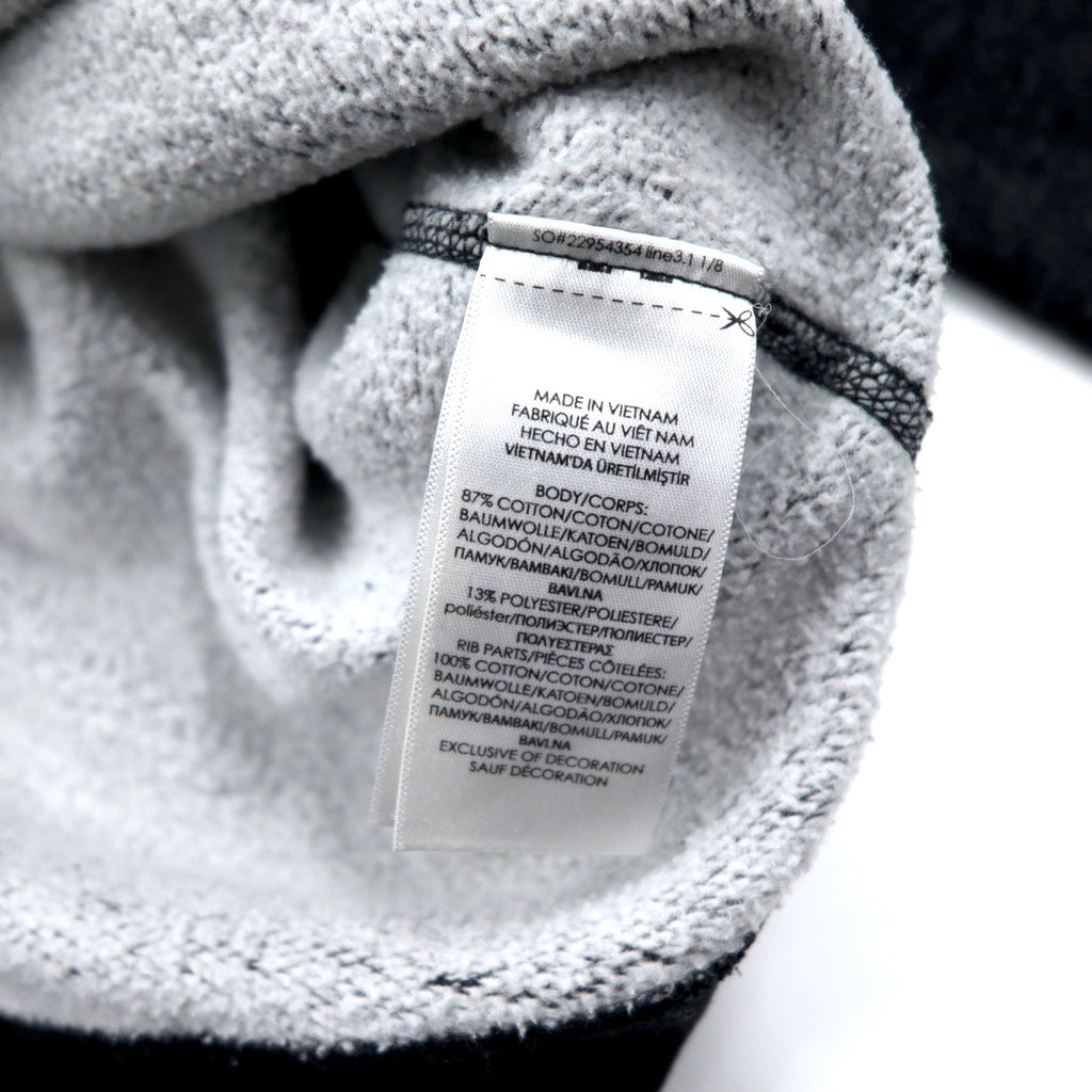 POLO RALPH LAUREN Full Zip Hoodie M Grey Cotton Logo Patch