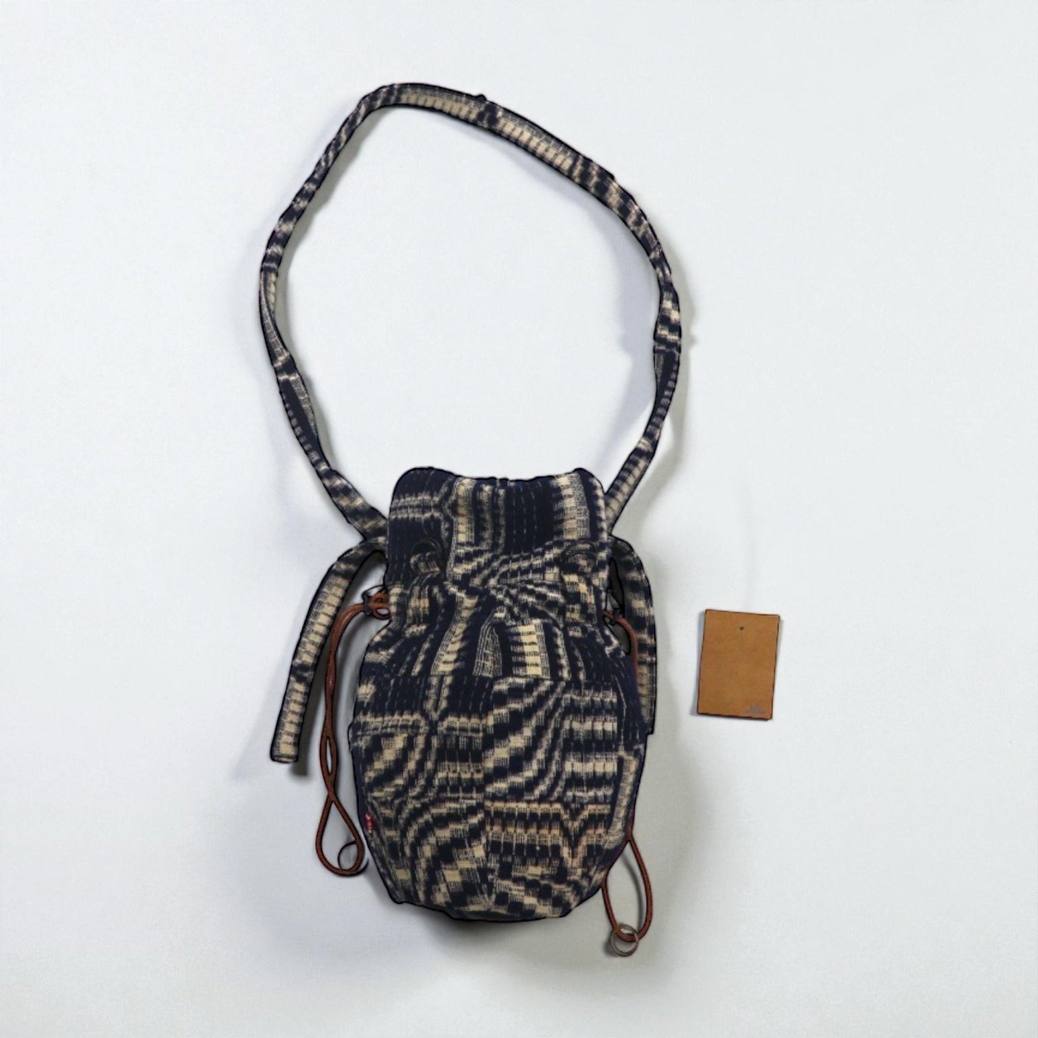 Leh Shoulder Bag DOME TYPE BAG (ANTIQUE INDIGO) Antique Wool Sashiko LONELY PLANET 861