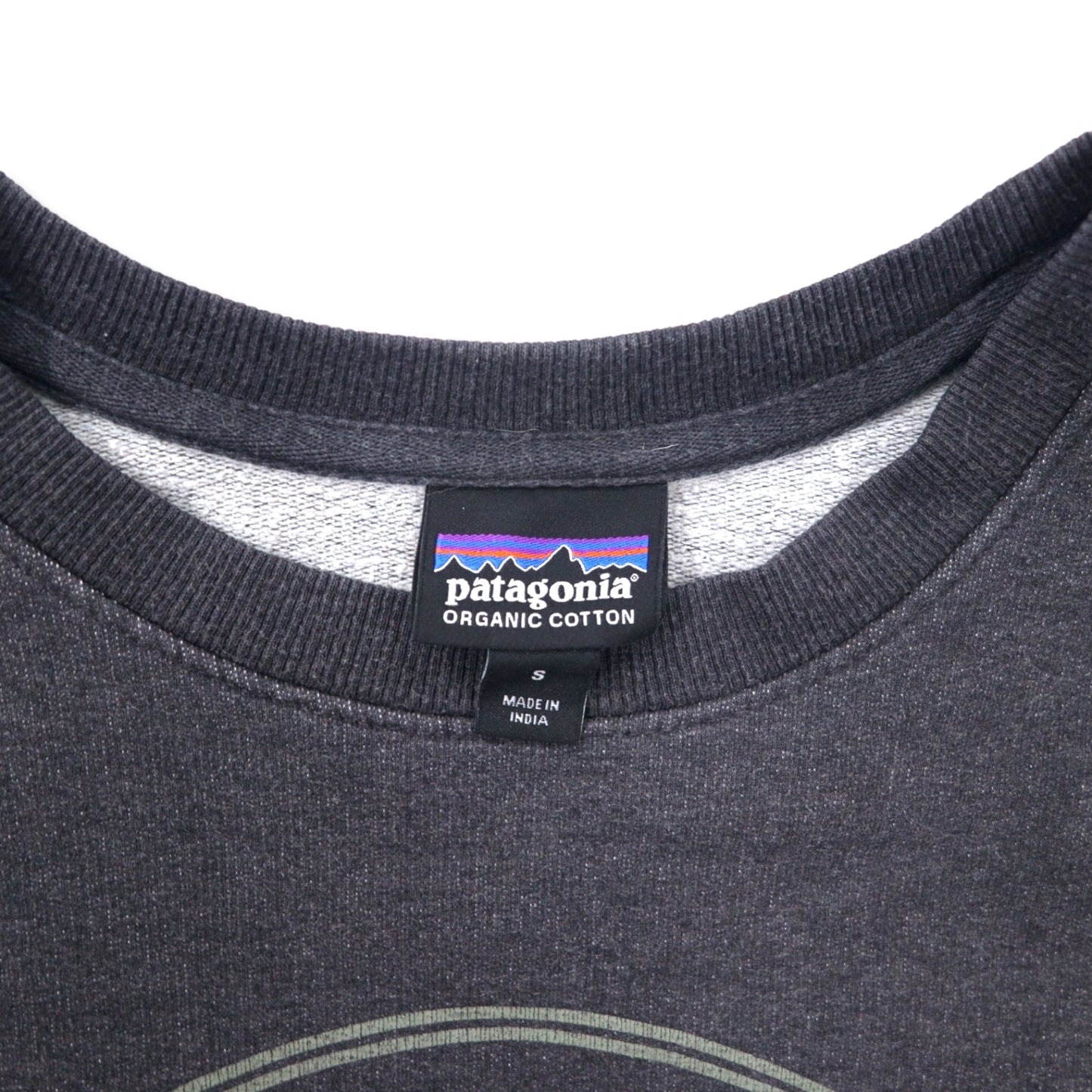 patagonia プリント スウェット S グレー コットン M's Ironmongers Badge Midweight Crew Sweatshirt 39475