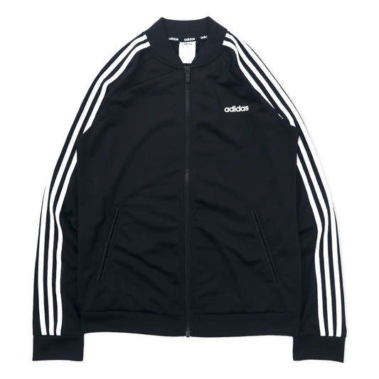 日本然リトテ-古着オンライン-adidas トラックジャケット ジャージ 2XOT ブラック ポリエステル 3ストライプス NWT Women's adidas Dazzle Tricot Track Jacket Black DZ7657-adidas Track Jacket Jersey 2XOT Black Polyester 3 Striped NWT Women's adidas Dazzle Tricot Track Jacket Black DZ7657