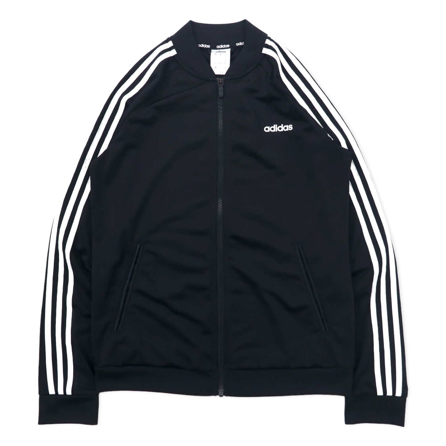 adidas トラックジャケット ジャージ 2XOT ブラック ポリエステル 3ストライプス NWT Women's adidas Dazzle Tricot Track Jacket Black DZ7657