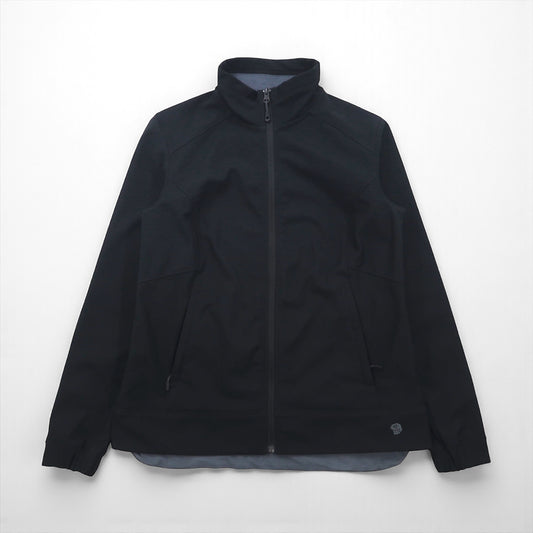 MOUNTAIN HARDWEAR フリースライニング ソフトシェルジャケット L ブラック SOLAMERE  OL6782