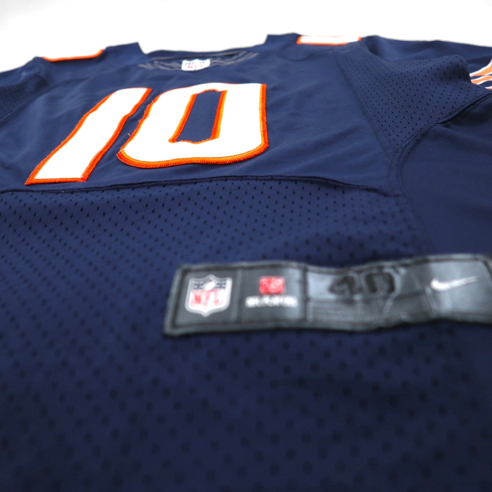 NIKE Game Shirt, Size M, Navy, Mesh, Polyester, NFL Numbering