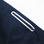 new balance satin bomber jacket flight jacket L navy polyester AWJ81501