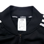 adidas Track Jacket Jersey 2XOT Black Polyester 3 Stripes NWT Women's adidas Dazzle Tricot Track Jacket Black DZ7657