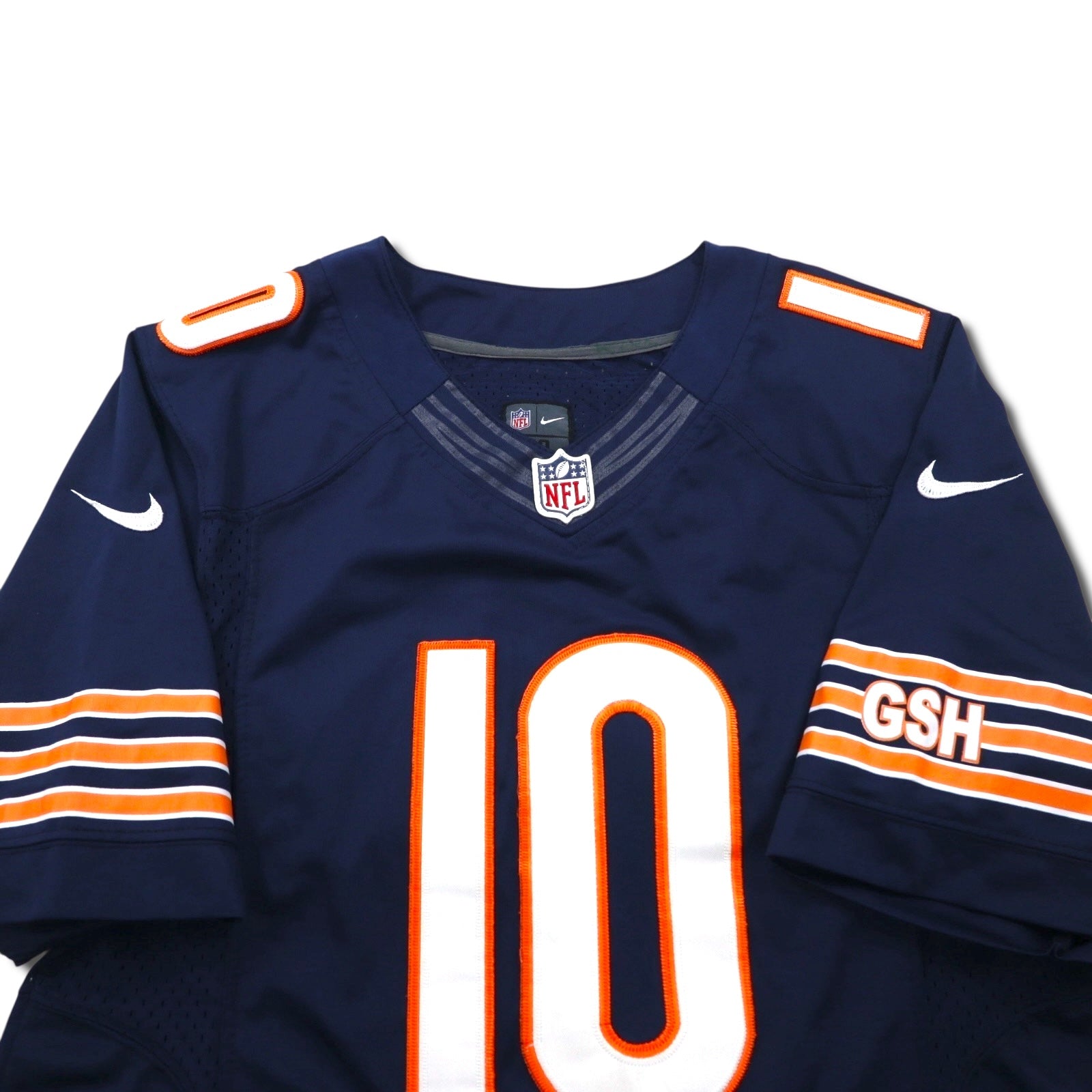 NIKE Game Shirt, Size M, Navy, Mesh, Polyester, NFL Numbering