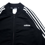 adidas Track Jacket Jersey 2XOT Black Polyester 3 Stripes NWT Women's adidas Dazzle Tricot Track Jacket Black DZ7657