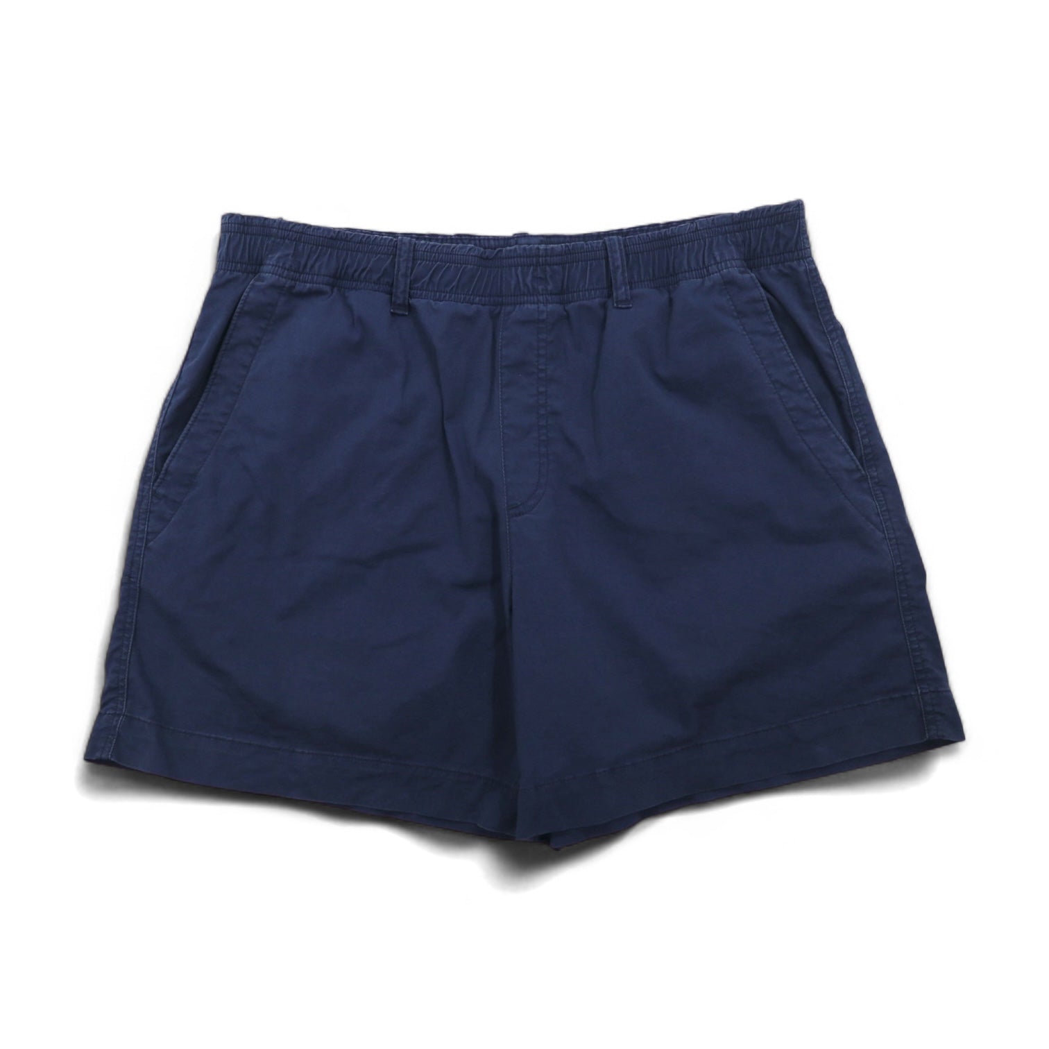 POLO RALPH LAUREN Stretch Easy Shorts, Size L, Navy Cotton
