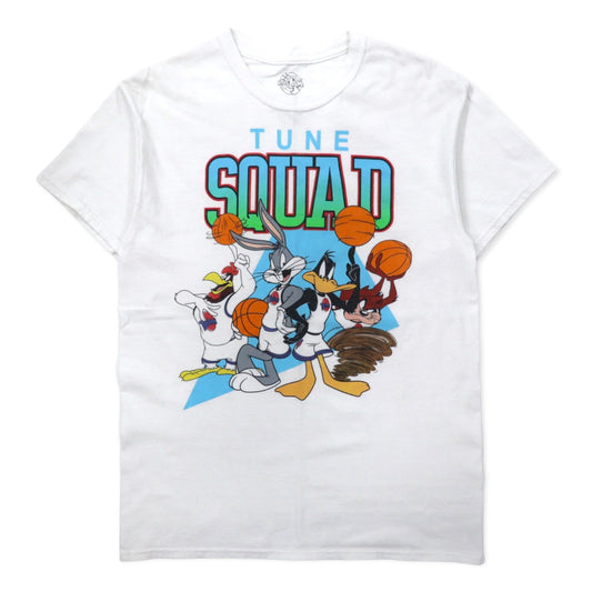 日本然リトテ-古着オンライン-SPACE JAM キャラクター プリント Tシャツ M ホワイト コットン WARNER BROS ルーニーチューンズ TUNE SQUAD-SPACE JAM Character Print T-Shirt M White Cotton WARNER BROS Looney Tunes TUNE SQUAD