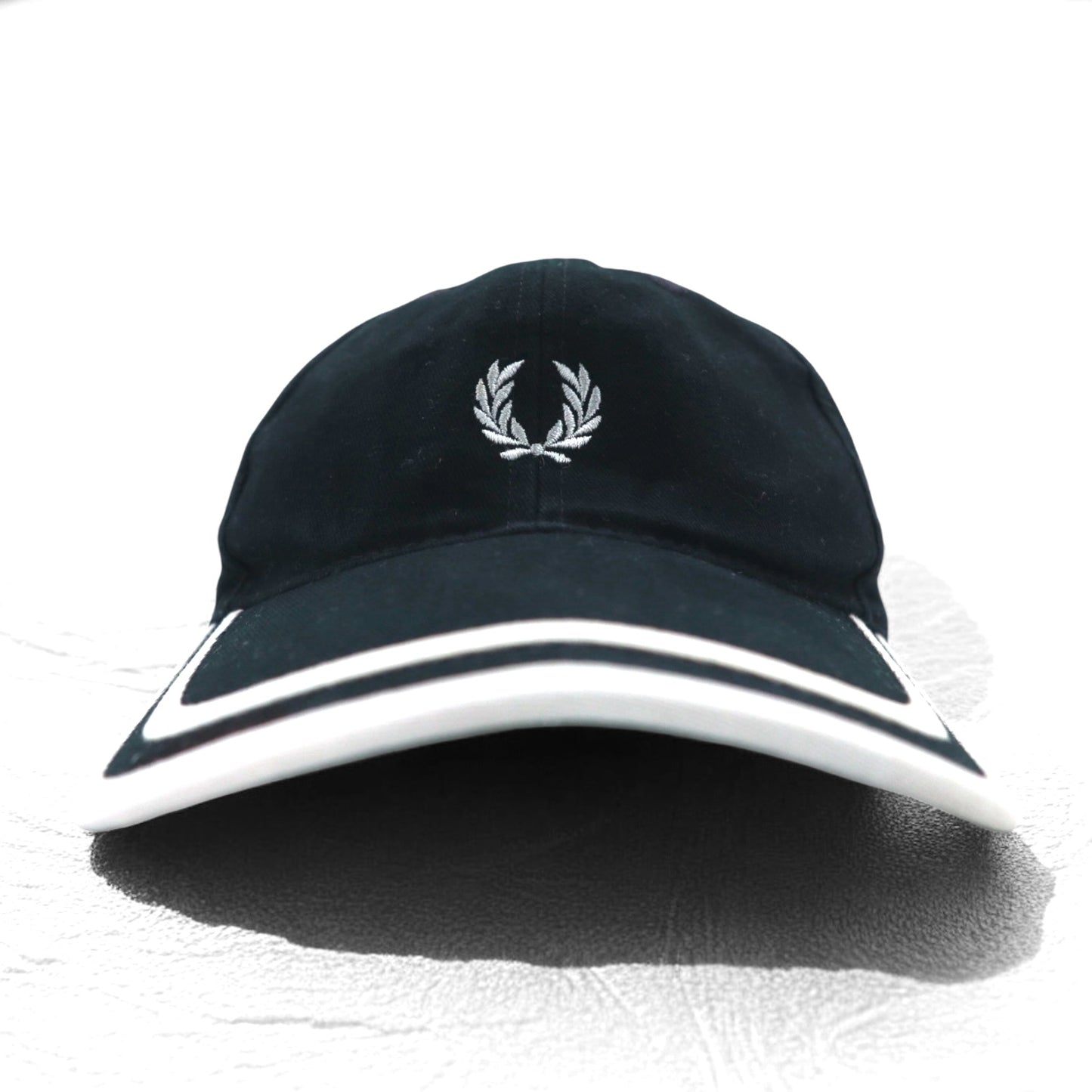 FRED PERRY 6パネルキャップ FREE キャップ ブラック コットン ワンポイントロゴ刺繍