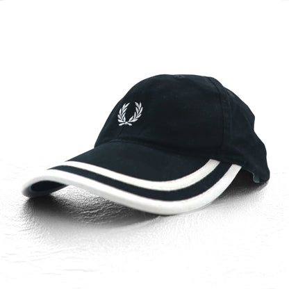FRED PERRY 6パネルキャップ FREE キャップ ブラック コットン ワンポイントロゴ刺繍