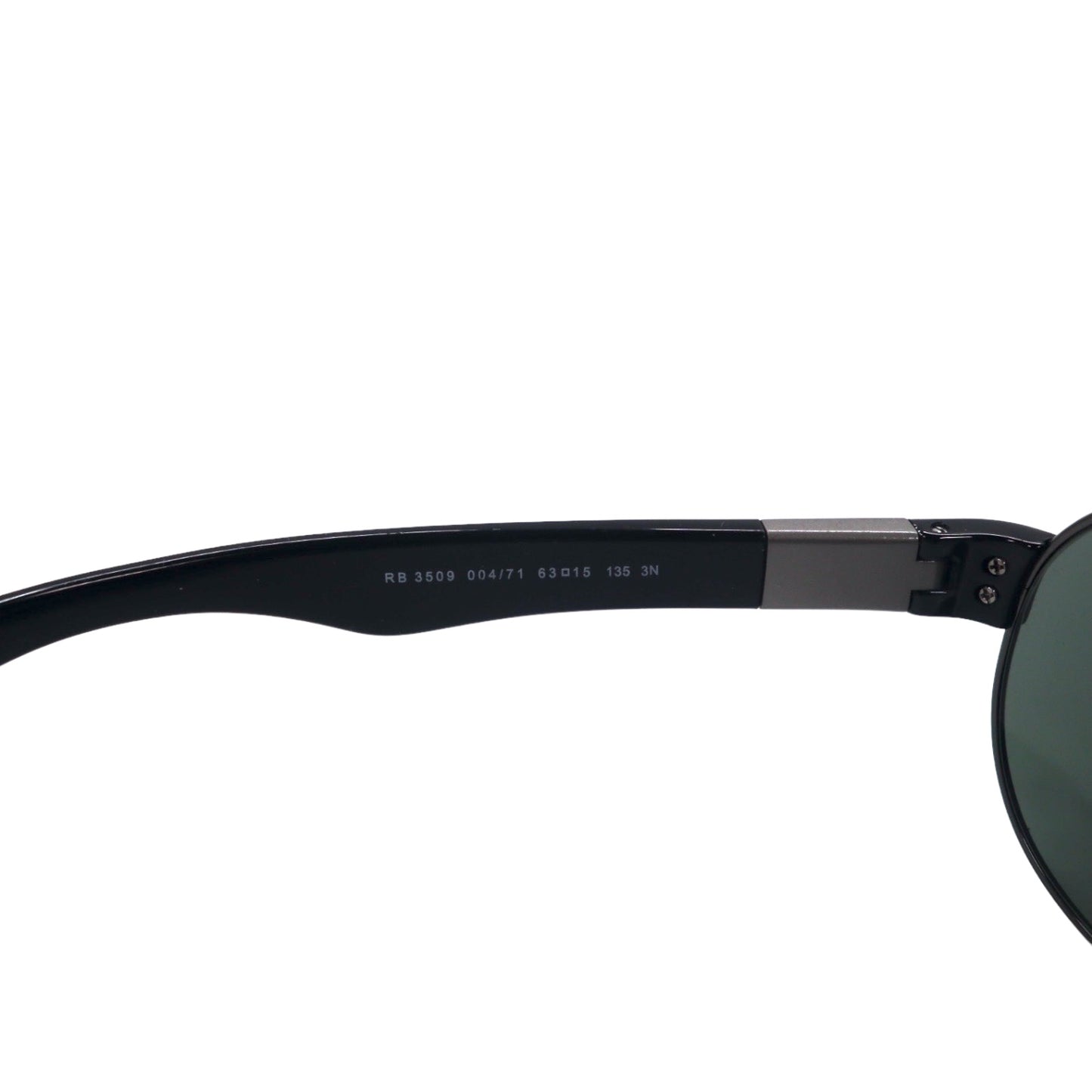 Ray-Ban イタリア製 ティアドロップ サングラス ブラック RB3509 004/71 63◻︎15 135 3N プレミア生産終了モデル