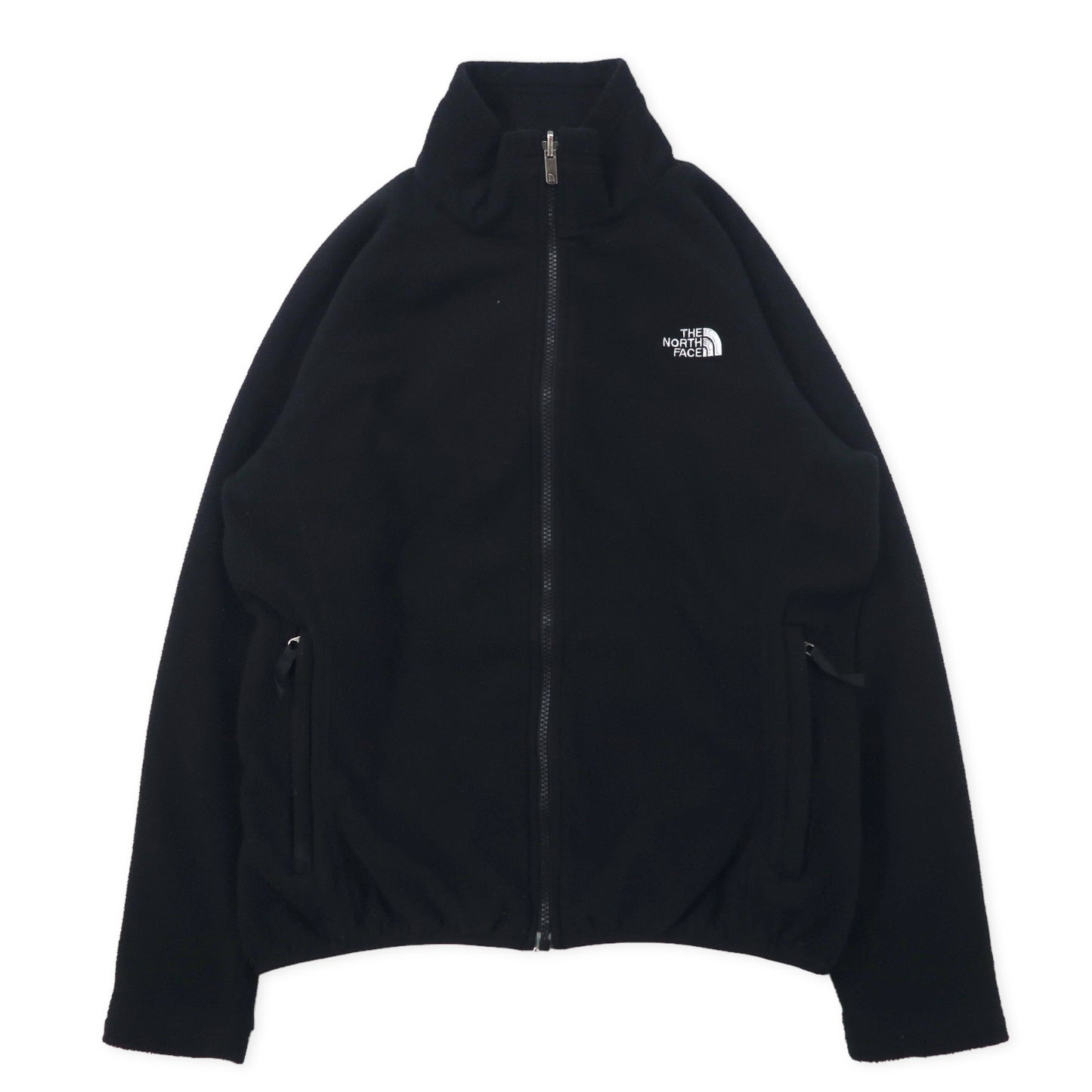 THE NORTH FACE FLEECE Jacket S Black polyester logo embroidery 