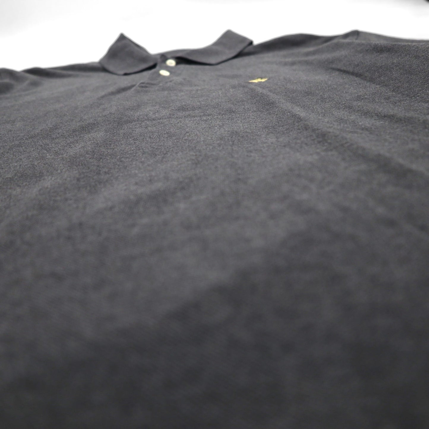 Brooks Brothers Polo Shirt, Size L, Gray, Cotton, Pique, with Embroidered Logo