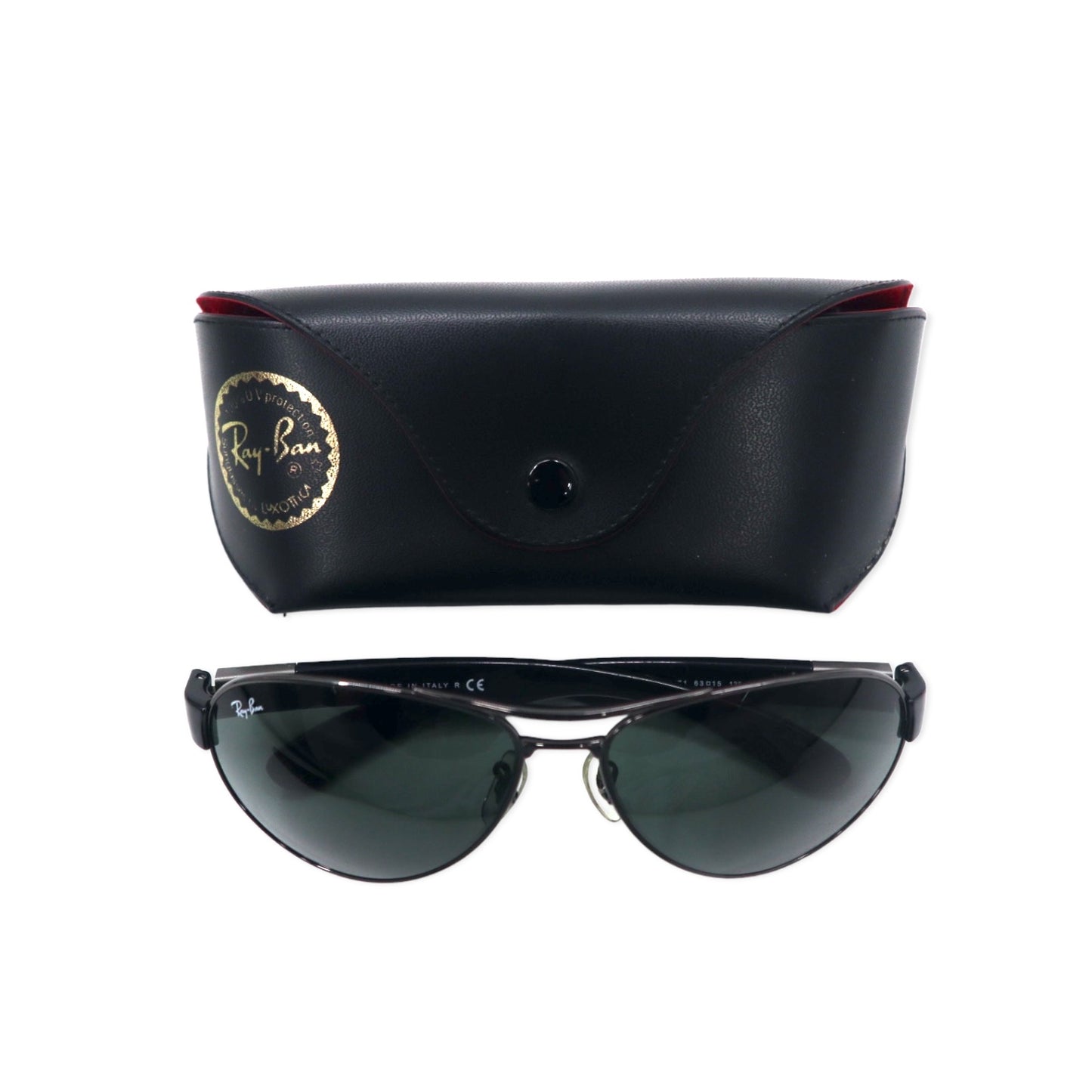 Ray-Ban イタリア製 ティアドロップ サングラス ブラック RB3509 004/71 63◻︎15 135 3N プレミア生産終了モデル