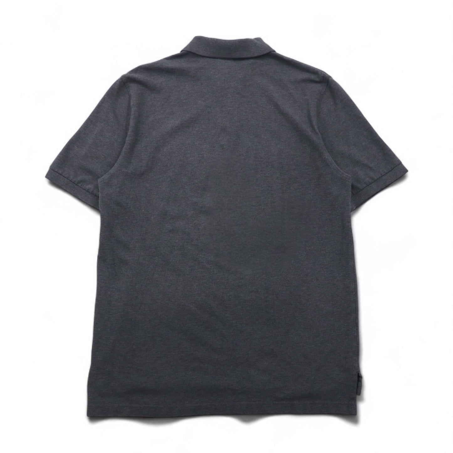 Brooks Brothers Polo Shirt, Size L, Gray, Cotton, Pique, with Embroidered Logo