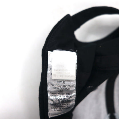 FRED PERRY 6パネルキャップ FREE キャップ ブラック コットン ワンポイントロゴ刺繍