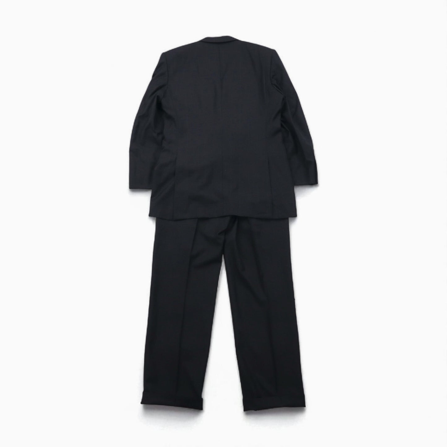 Paul Smith 90年代 SUPER 100's 3B スーツ セットアップ XL グレー チェック ウール VITALE BARBERIS CANONICO イタリア製生地 日本製