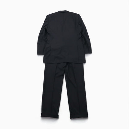 Paul Smith 90年代 SUPER 100's 3B スーツ セットアップ XL グレー チェック ウール VITALE BARBERIS CANONICO イタリア製生地 日本製