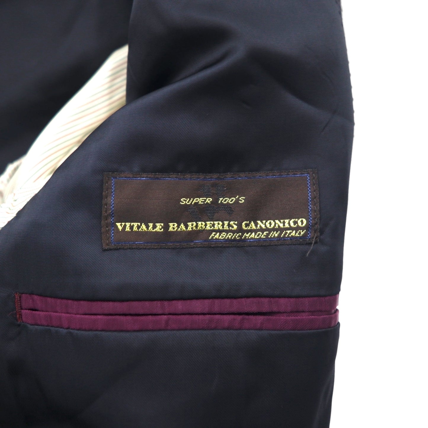 Paul Smith 90年代 SUPER 100's 3B スーツ セットアップ XL グレー チェック ウール VITALE BARBERIS CANONICO イタリア製生地 日本製